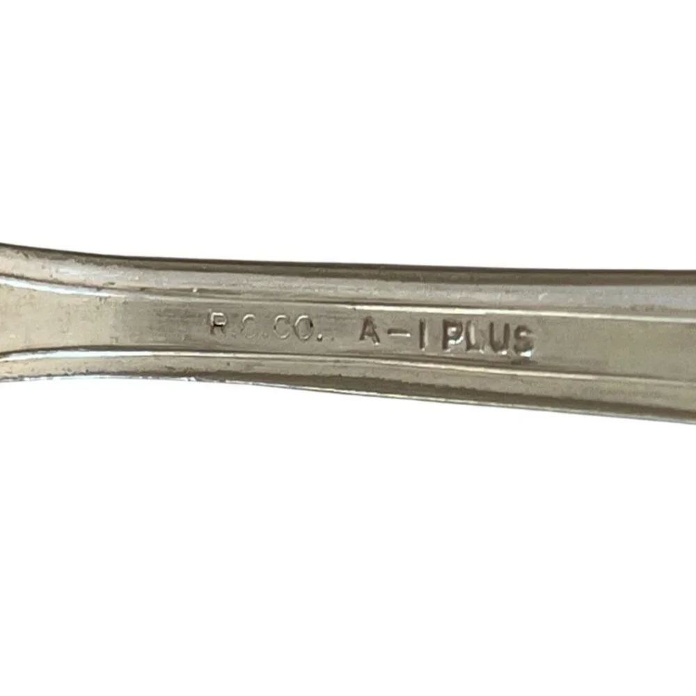 Vintage Rogers A1 Plus Silverplate Teaspoons Set Of 4 S10
